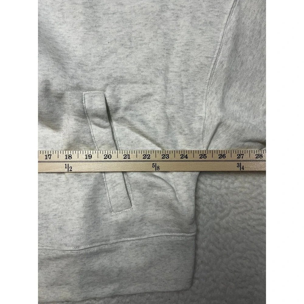 Wild Fable Hoodie Women 1X Heather Grey Full Zip Sweatshirt Fleece Oversized NWT - Picture 4 of 8